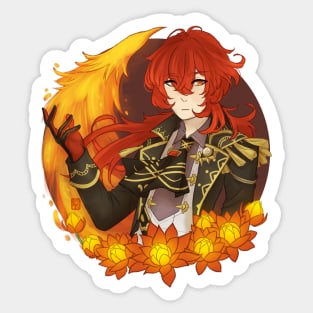 Diluc, Genshin Impact Sticker